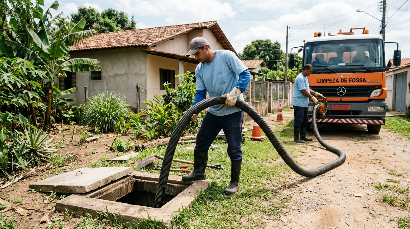 Desentupimento de Fossa em Jundiaí‑SP