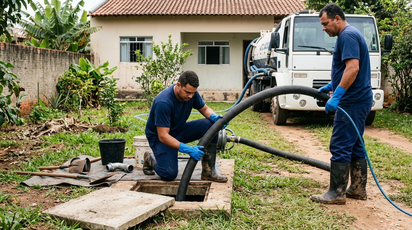 Sucção de Fossa em Jundiaí‑SP